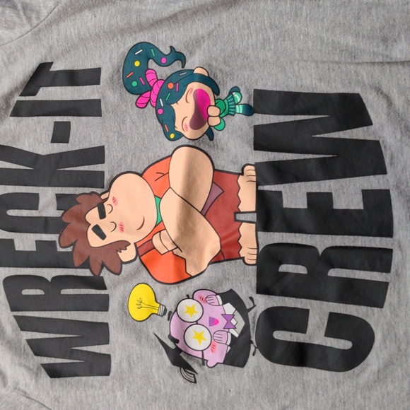 💟3 for $10💟Disney Wreck It Ralph Ringer Tee - Picture 2 of 6